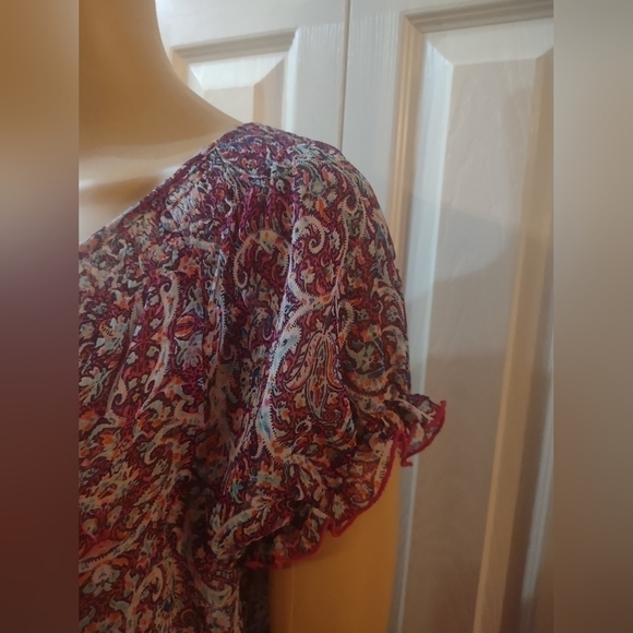 Liz Claiborne women's size medium blouse shirt top - Picture 5 of 6